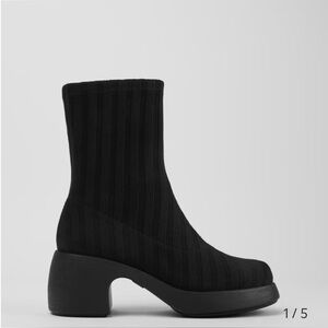Camper Black TENCEL Lyocell boots